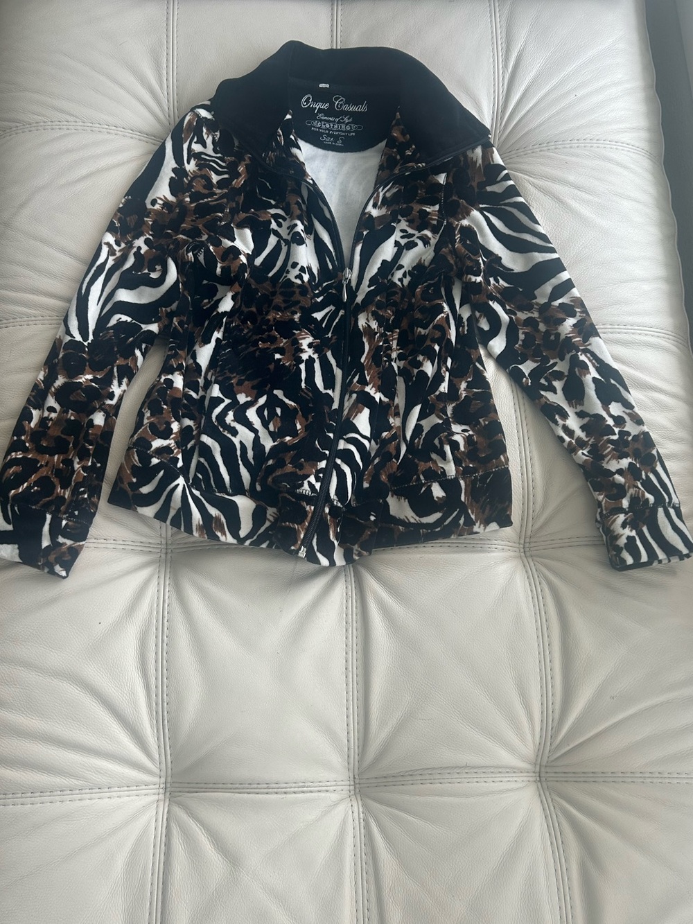 Vintage Animal Print Jacket